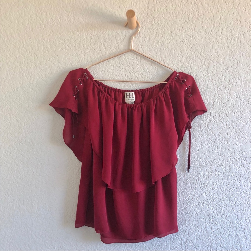 TU Haute Hippie 100% Silk Top